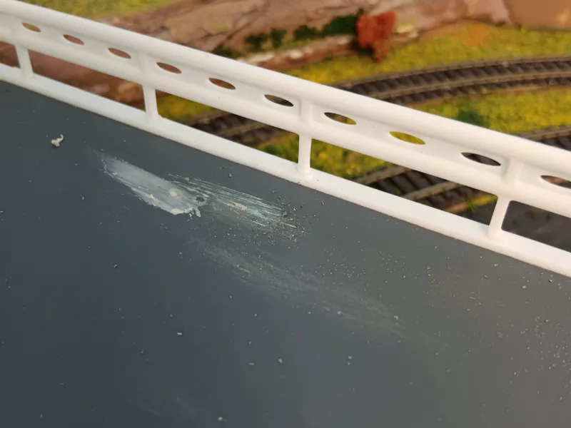 HO Scale Roadside Guardrail