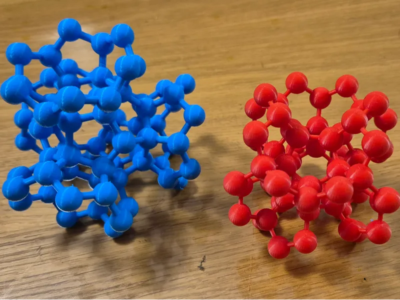 Crystal structures of SI & SII Clathrate Hydrates
