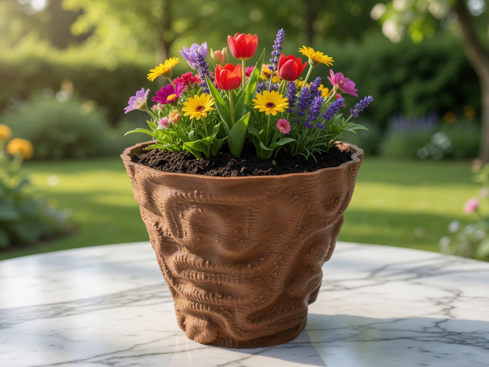 Alien Brain Decorative Flower Pot