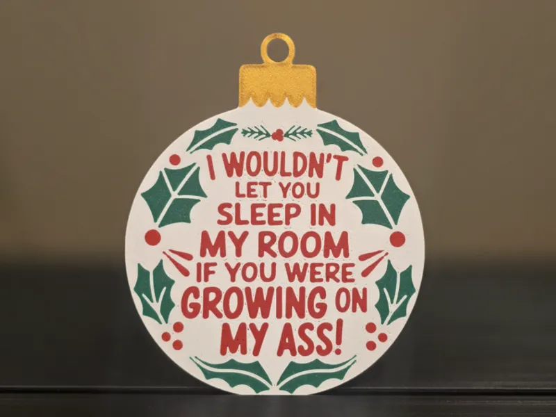 Home Alone - Growing on my @$$ Ornament