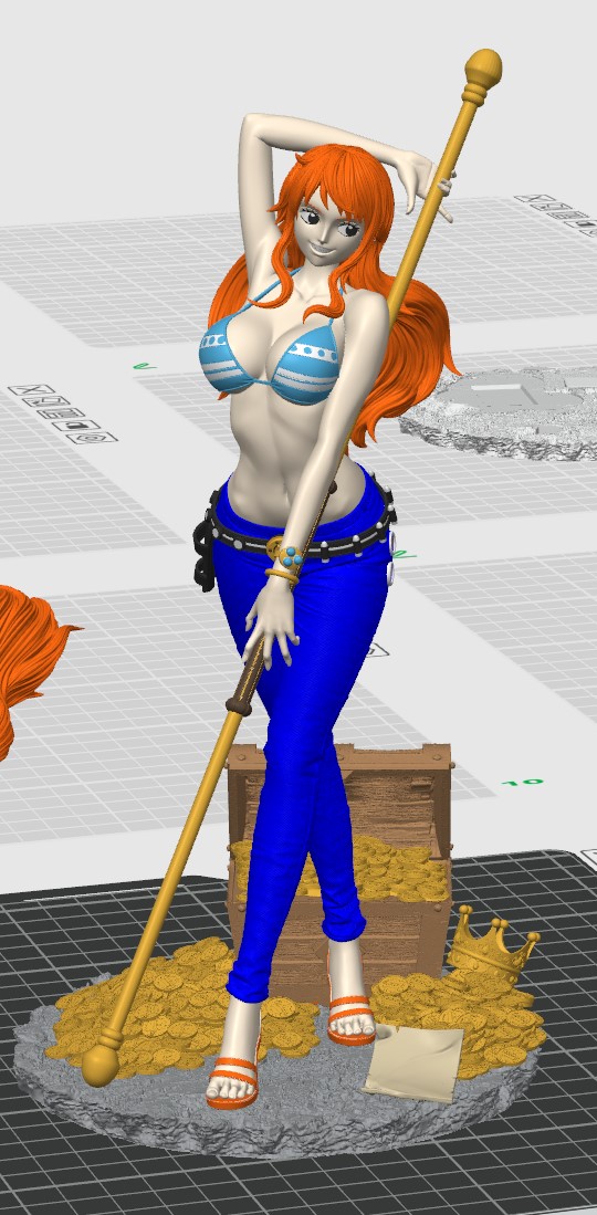 Miniatura 1 do modelo 3D 海贼王娜美one piece nami