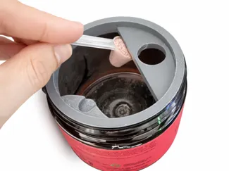 Löffelhalter + Abstreichhilfe HerOne