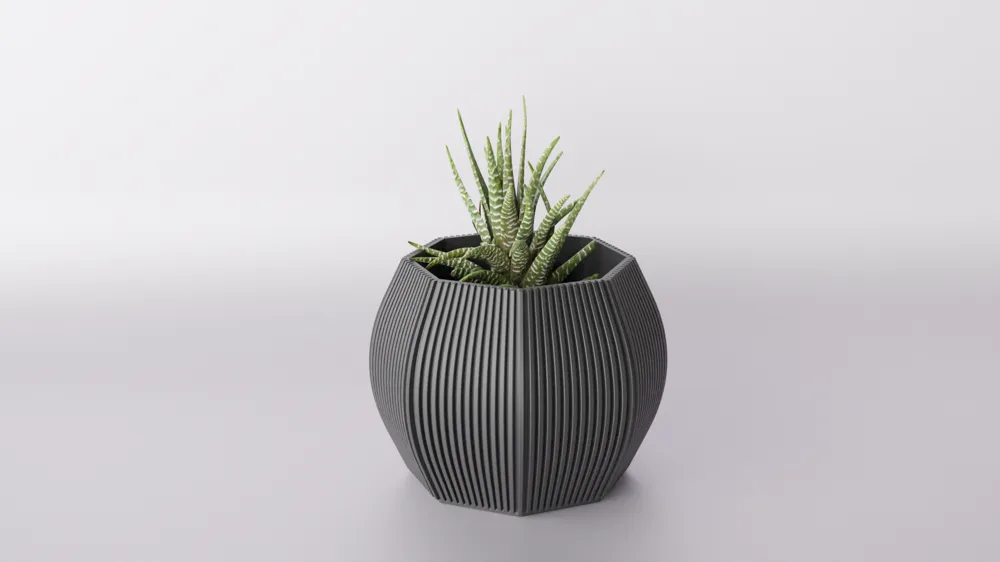 STL file of flower pot for succulent - Free 3D Print Model - MakerWorld