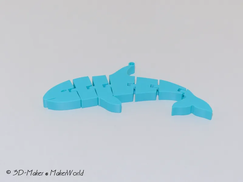 flexi orca keychain