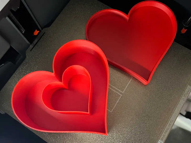 Heart shaped gift box