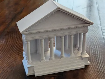 Roman Temple Bookend