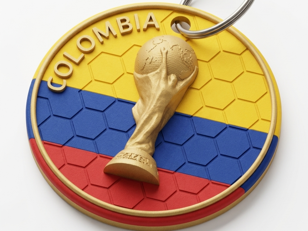 Llavero Colombia Mundial
