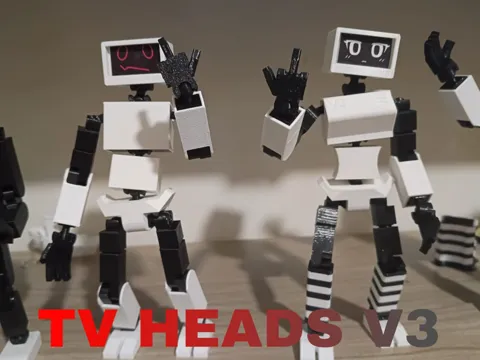 Accesorio para impresora 3D: TV HEADS V3 — referencia de MakerWorld