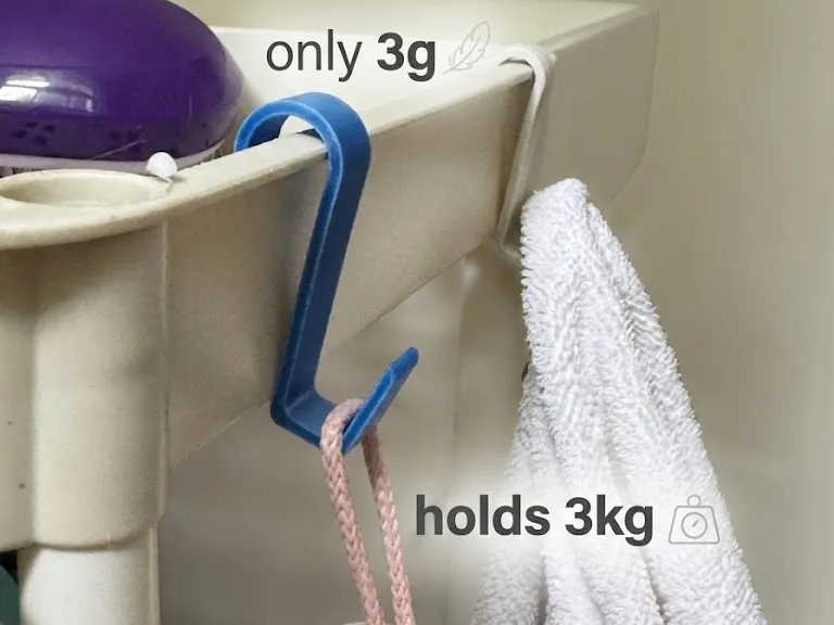 Lightweight Bathroom Clip Hook