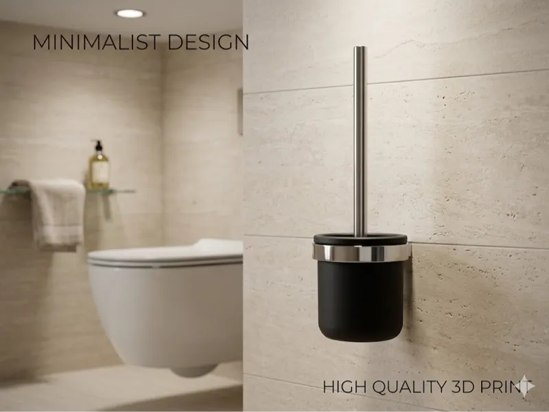 Toilet Brush Holder Replacement (Wall Mount Ring)