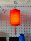 Textured Layered Lantern - Compatible with Bambu Candle Lamp - Non-镂空 Version