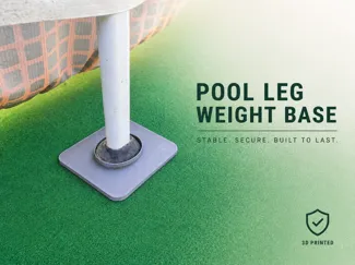 Pool Leg Support Pad - Anti Sink Base Plate