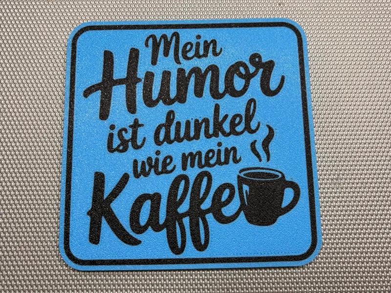 Lustige Sprüche Untersetzer mit Untersetzer Halter