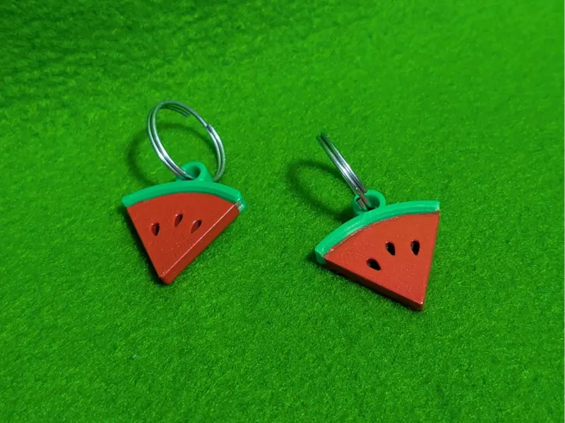 WATERMELON SLICE KEYCHAIN