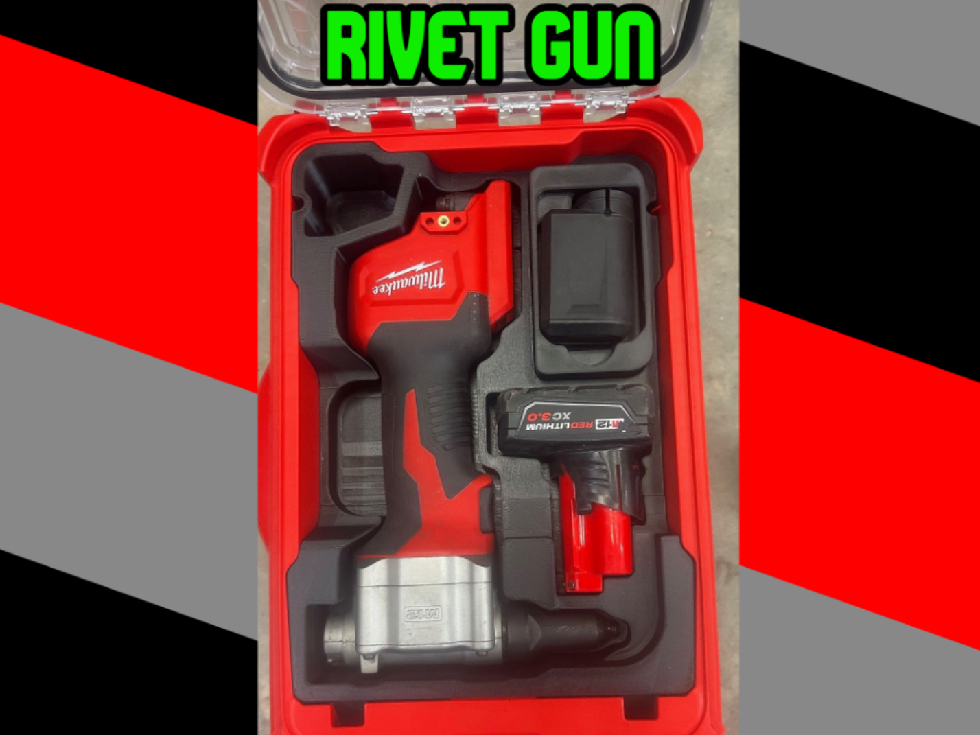 Milwaukee Rivet Tool Packout Insert