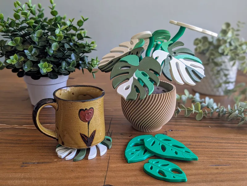 Monstera - Multiple Varieties - 3D Printed Plant