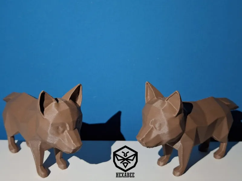 Low Poly Husky - HEXABEE