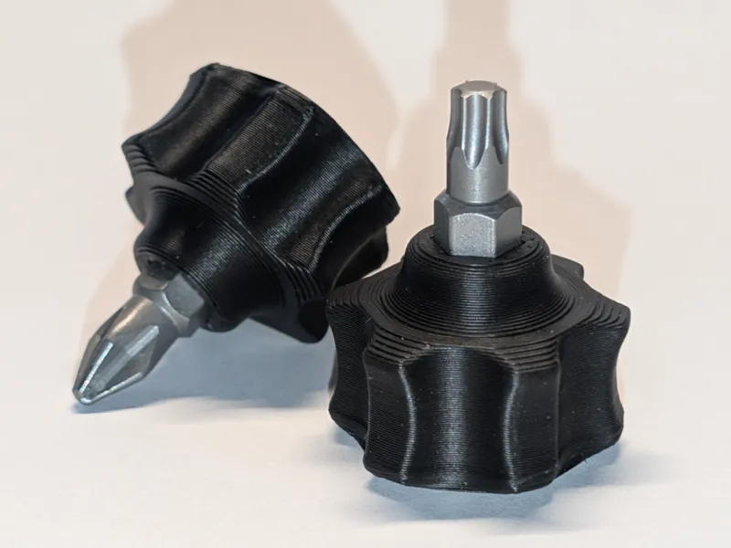 Fully parametric hex bit handle / driver