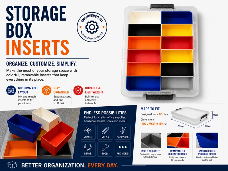 12L swhitefurze storage box