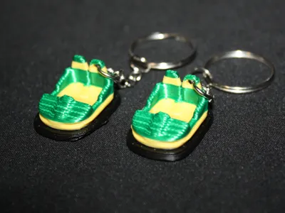 Bumper Car Keychain Dogdem ( Keychain ) 