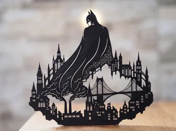 Estante o repisa: Gotham Guardian Silhouette - Batman — vista de referencia 3