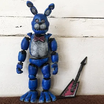 Figura decorativa: Bonnie | Five Nights at Freddy's FNaF 3D Printable — vista de referencia 4