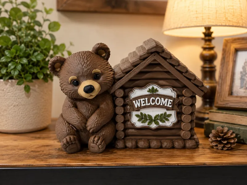 Bear Sign Holder - Seasonal Replaceable Signs