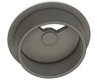Bouchon et bague de maintien pour passe-câble — photo 1