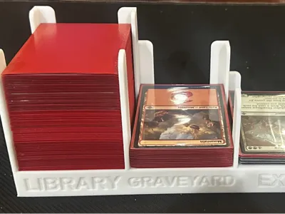MTG Commander Deck Shoe, Graveyared, and Exile.