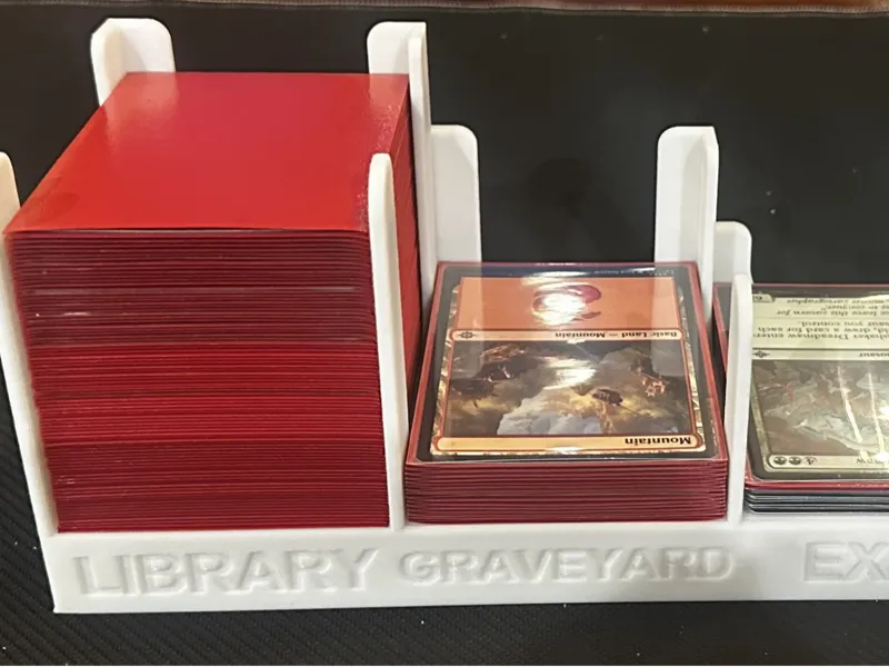MTG Commander Deck Shoe, Graveyared, and Exile.
