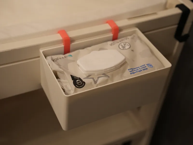 IKEA Gulliver Changing Table Kirkland Wipe Holder