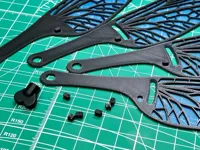 (Split Snap-Fit Version)Biomimetic Dragonfly Wing Fan