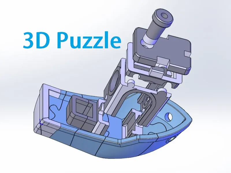 Benchy 3d puzzle