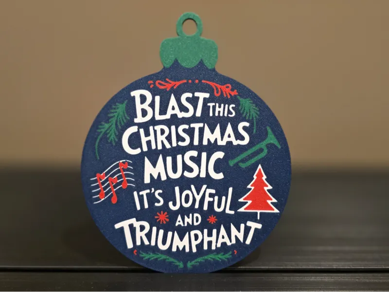 The Grinch - Blast this Christmas Music Ornament