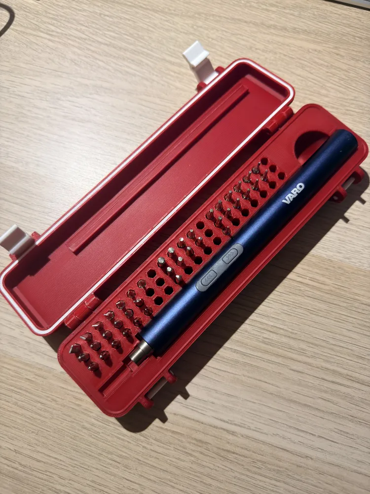 Electric Screwdriver Box Box for electric screwdrivers (with pins) - Free 3D Print Model ...