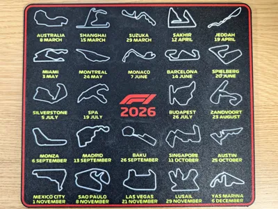F1 Calendar 2026