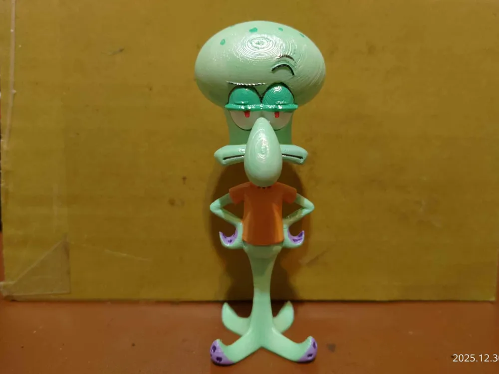 Squidward_Tentacles_Thaddäus_SpongeBob – Kostenloses 3D-Druckmodell ...