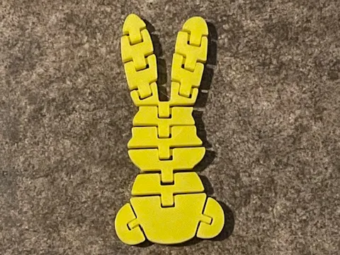 Lapin de Pâques articulé