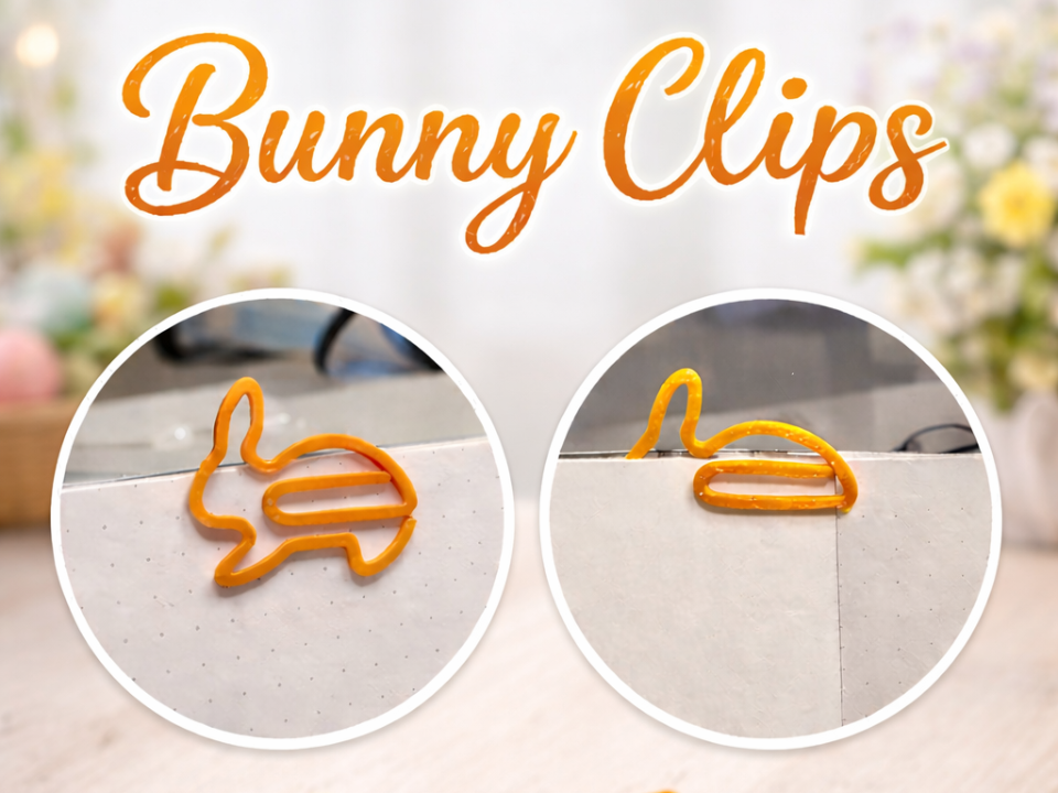 Easter Bunny Paper Clip
