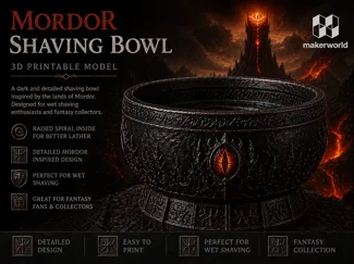 Mordor Dark Shaving Bowl