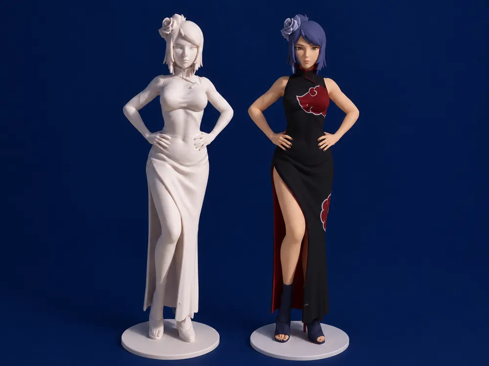 Modelo para impresión 3D: Konan. Referencia del modelo original.