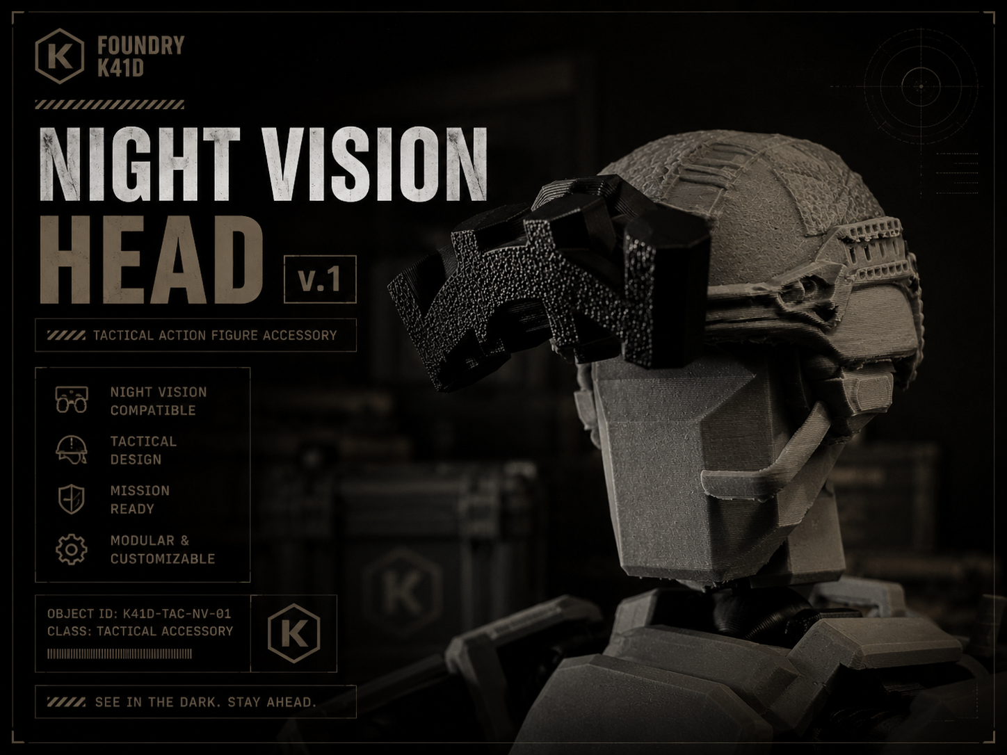 Dummy 13 Night Vision Head