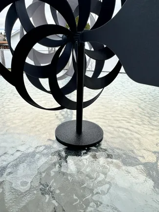 Toroidal Windmill Patio Table holder