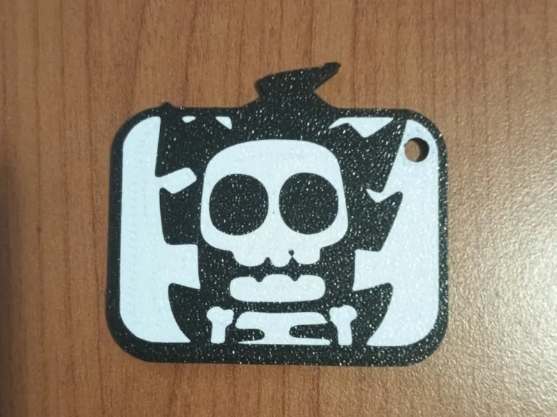 Clash Royale Shocked Electro Wizard Emote Keychain