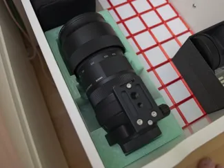 Sigma 100-400 5-6.3 Gridfinity Storage Box