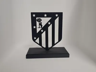 Atletico Madrid Logo Stand