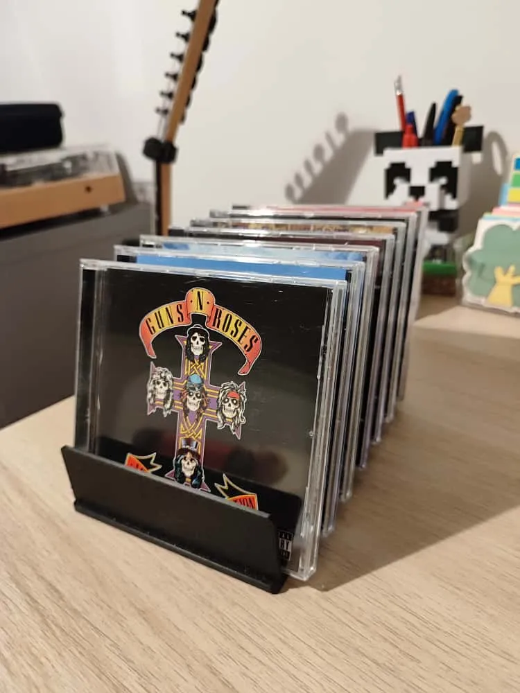 Stylish CD Rack - Free 3D Print Model - MakerWorld