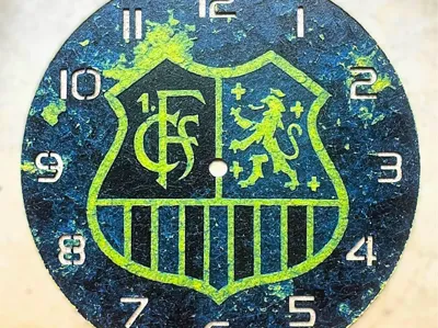 1.FC Saarbrücken Hueforge Clock