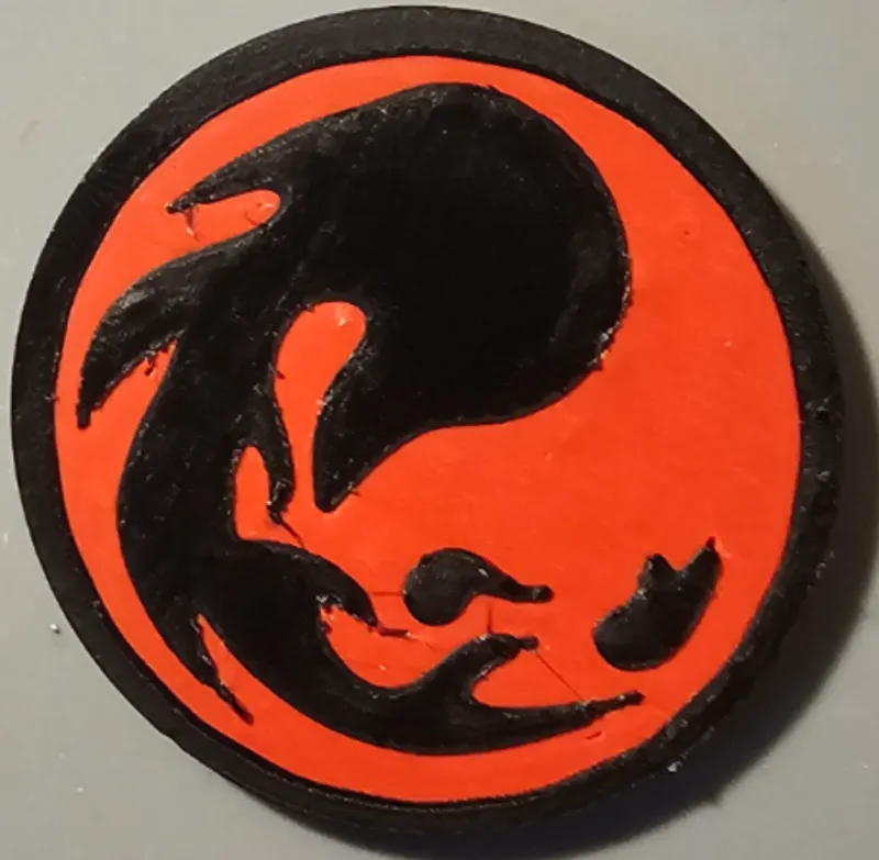 Magic The Gathering Red Mana Token