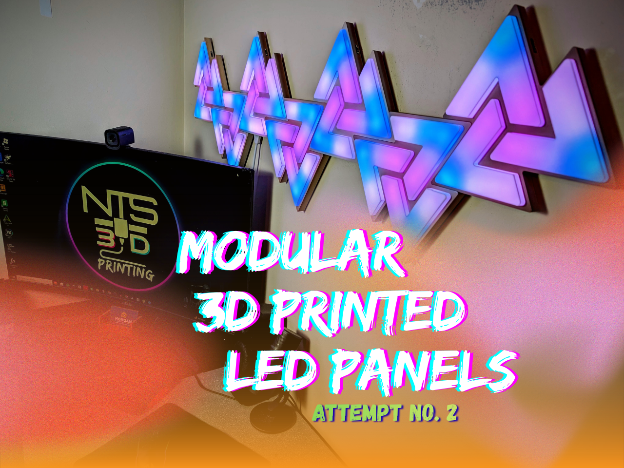 Miniatura 1 do modelo 3D TRIFECTA modular LED panels